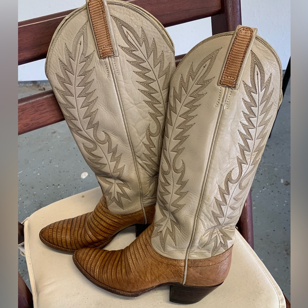 Women’s Dan Post vintage 6C exotic cowboy western boots